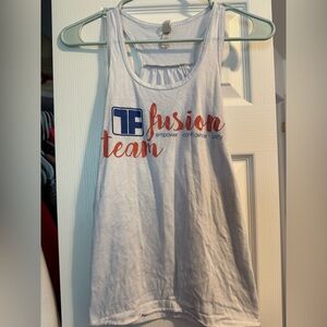 Bella Canvas Blue and Red Sleeveless Relaxed Tank Top